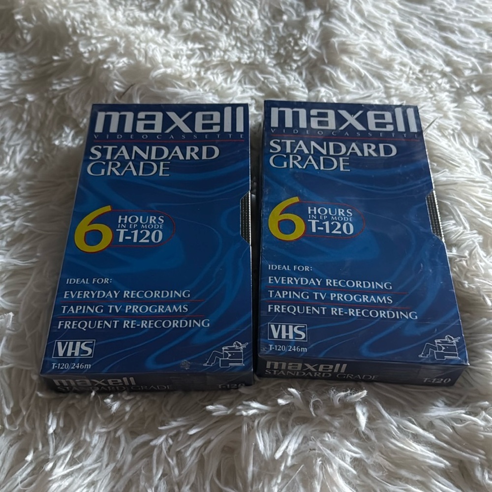 2 blank tapes!